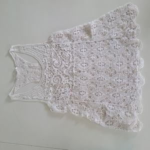 Small Lauren Conrad crocheted tank top